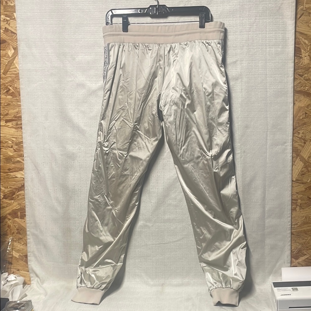 Dolce & Gabbana Beige Track Pants with Logo Trim - Picture 7 of 7